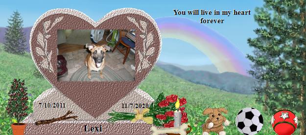 Lexi's Rainbow Bridge Pet Loss Memorial Residency Image
