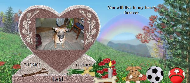 Lexi's Rainbow Bridge Pet Loss Memorial Residency Image