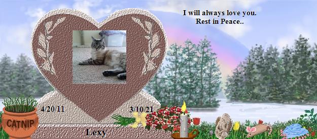 Lexy's Rainbow Bridge Pet Loss Memorial Residency Image