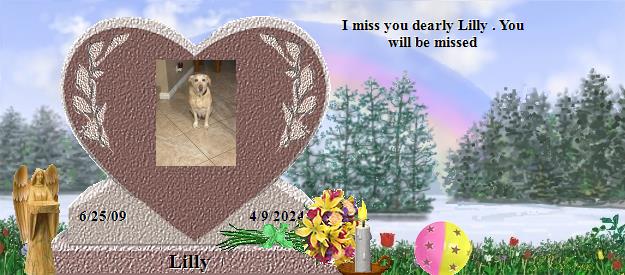 Lilly's Rainbow Bridge Pet Loss Memorial Residency Image