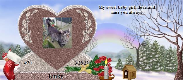 Linky's Rainbow Bridge Pet Loss Memorial Residency Image