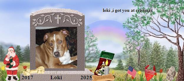 Loki's Rainbow Bridge Pet Loss Memorial Residency Image