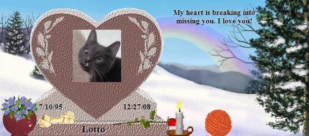 Lotto's Rainbow Bridge Pet Loss Memorial Residency Image