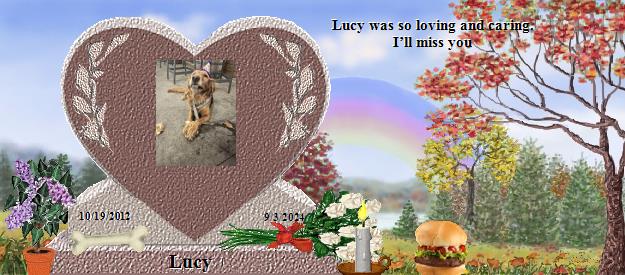 Lucy's Rainbow Bridge Pet Loss Memorial Residency Image