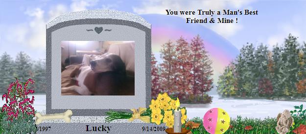 Lucky's Rainbow Bridge Pet Loss Memorial Residency Image