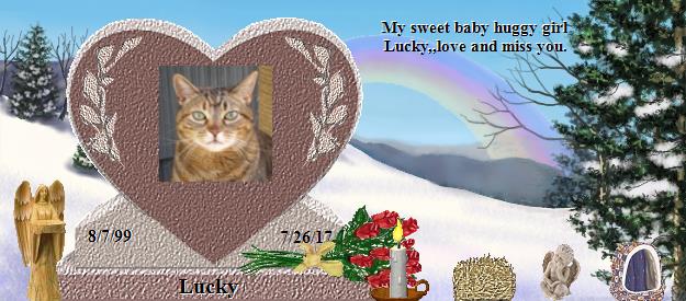 Lucky's Rainbow Bridge Pet Loss Memorial Residency Image