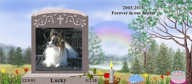 Lucky's Rainbow Bridge Pet Loss Memorial Residency Image