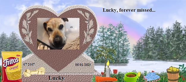 Lucky's Rainbow Bridge Pet Loss Memorial Residency Image