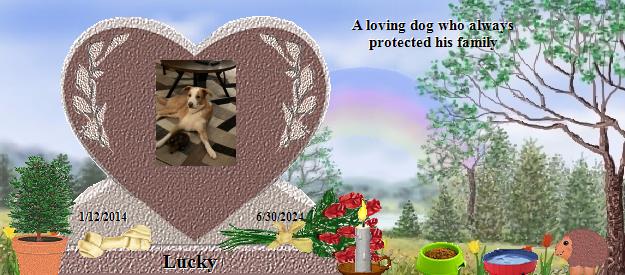 Lucky's Rainbow Bridge Pet Loss Memorial Residency Image