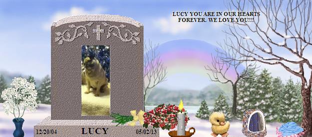 LUCY's Rainbow Bridge Pet Loss Memorial Residency Image