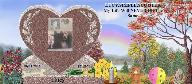 Lucy's Rainbow Bridge Pet Loss Memorial Residency Image