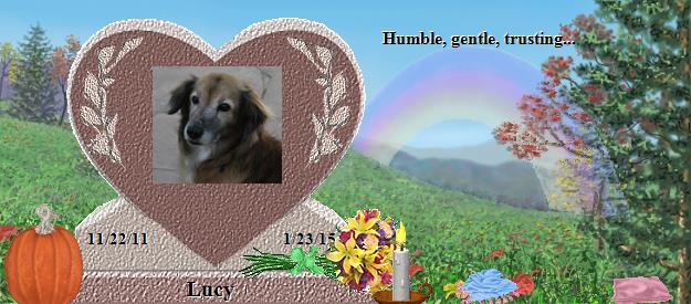 Lucy's Rainbow Bridge Pet Loss Memorial Residency Image