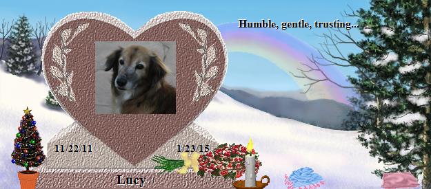 Lucy's Rainbow Bridge Pet Loss Memorial Residency Image