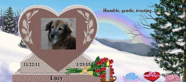 Lucy's Rainbow Bridge Pet Loss Memorial Residency Image