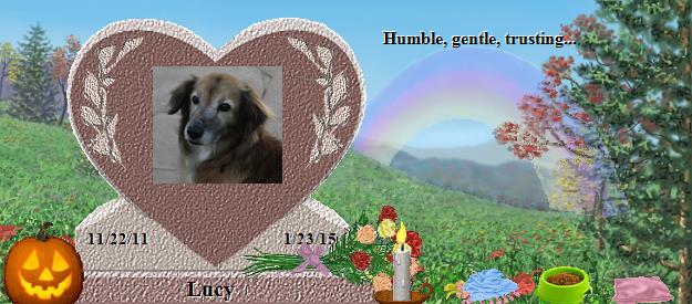 Lucy's Rainbow Bridge Pet Loss Memorial Residency Image