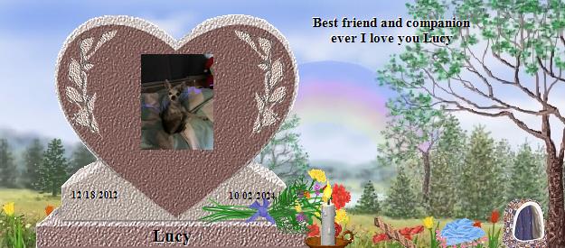 Lucy's Rainbow Bridge Pet Loss Memorial Residency Image