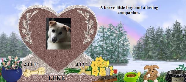 LUKE's Rainbow Bridge Pet Loss Memorial Residency Image