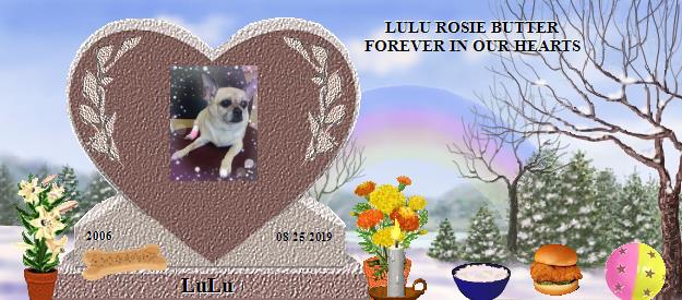 LuLu's Rainbow Bridge Pet Loss Memorial Residency Image