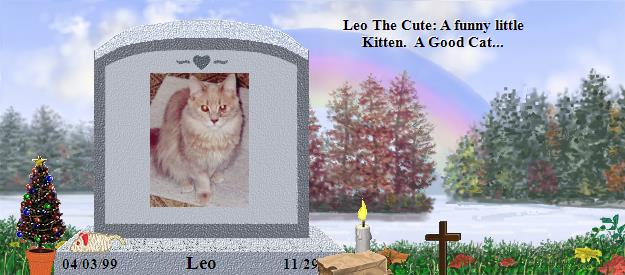 Leo's Rainbow Bridge Pet Loss Memorial Residency Image