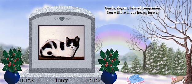 Lucy's Rainbow Bridge Pet Loss Memorial Residency Image