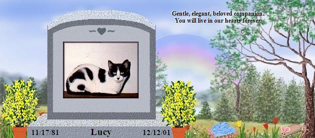 Lucy's Rainbow Bridge Pet Loss Memorial Residency Image