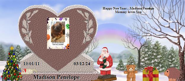 Madison Penelope's Rainbow Bridge Pet Loss Memorial Residency Image