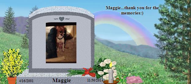 Maggie's Rainbow Bridge Pet Loss Memorial Residency Image