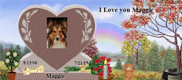 Maggie's Rainbow Bridge Pet Loss Memorial Residency Image