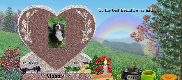 Maggie's Rainbow Bridge Pet Loss Memorial Residency Image