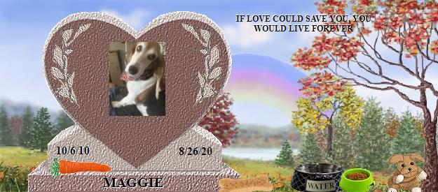 MAGGIE's Rainbow Bridge Pet Loss Memorial Residency Image