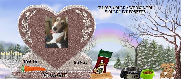 MAGGIE's Rainbow Bridge Pet Loss Memorial Residency Image