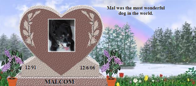 MALCOM's Rainbow Bridge Pet Loss Memorial Residency Image