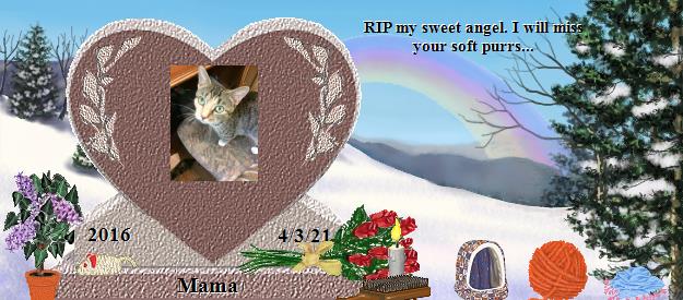 Mama's Rainbow Bridge Pet Loss Memorial Residency Image