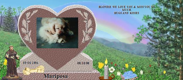Mariposa's Rainbow Bridge Pet Loss Memorial Residency Image