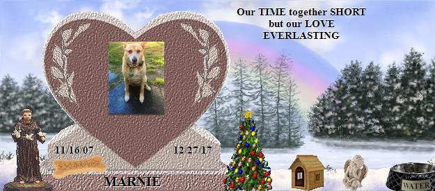 MARNIE's Rainbow Bridge Pet Loss Memorial Residency Image