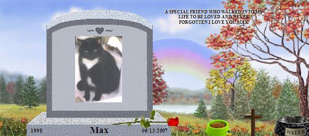 Max's Rainbow Bridge Pet Loss Memorial Residency Image