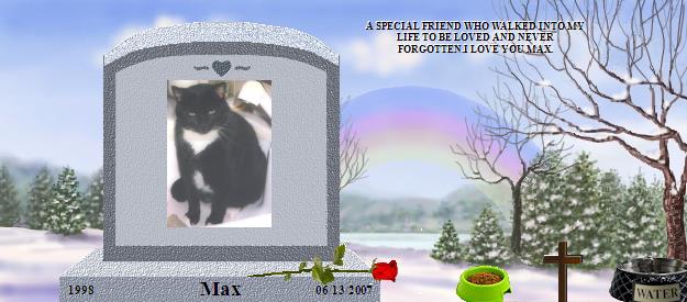 Max's Rainbow Bridge Pet Loss Memorial Residency Image