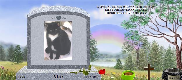 Max's Rainbow Bridge Pet Loss Memorial Residency Image