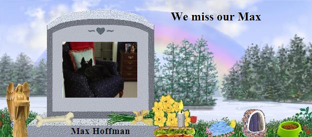Max Hoffman's Rainbow Bridge Pet Loss Memorial Residency Image