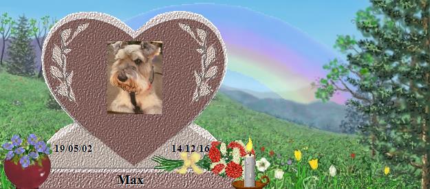 Max's Rainbow Bridge Pet Loss Memorial Residency Image