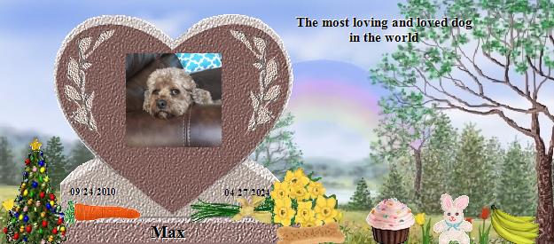 Max's Rainbow Bridge Pet Loss Memorial Residency Image