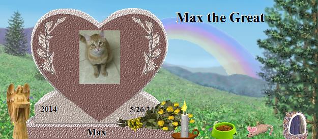 Max's Rainbow Bridge Pet Loss Memorial Residency Image