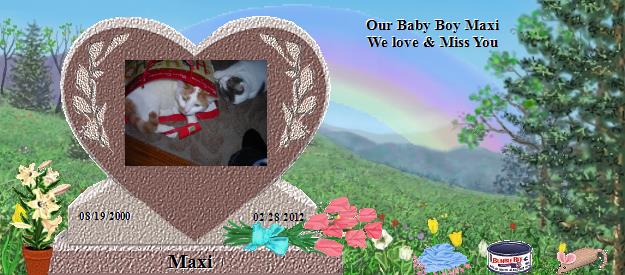 Maxi's Rainbow Bridge Pet Loss Memorial Residency Image