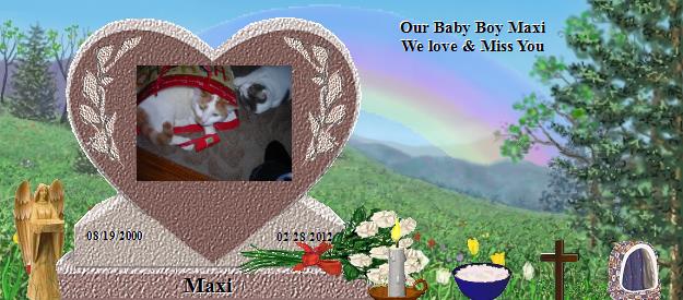Maxi's Rainbow Bridge Pet Loss Memorial Residency Image