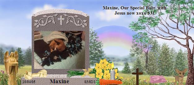 Maxine's Rainbow Bridge Pet Loss Memorial Residency Image