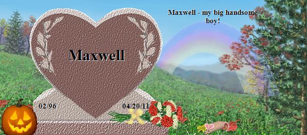 Maxwell's Rainbow Bridge Pet Loss Memorial Residency Image