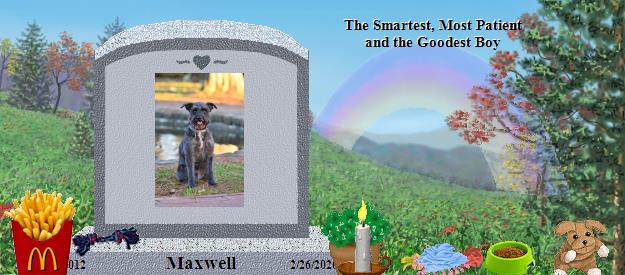 Maxwell's Rainbow Bridge Pet Loss Memorial Residency Image