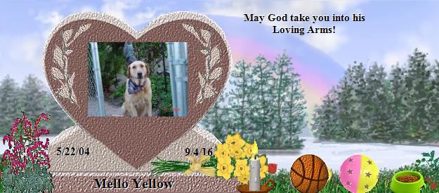 Mello Yellow's Rainbow Bridge Pet Loss Memorial Residency Image