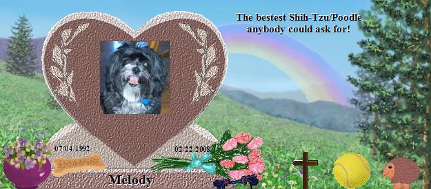 Melody's Rainbow Bridge Pet Loss Memorial Residency Image
