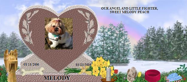 MELODY's Rainbow Bridge Pet Loss Memorial Residency Image